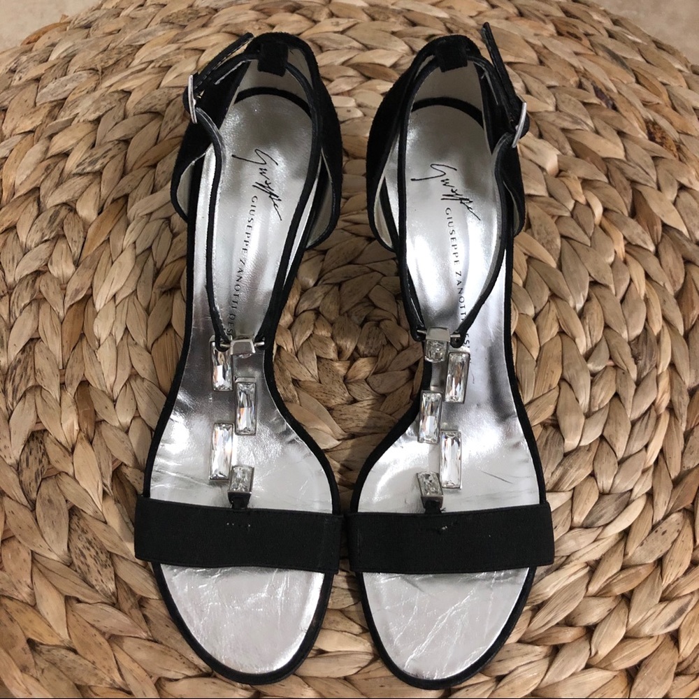 Suade Jeweld GIUSEPPE ZANOTTI DESIGN in Black